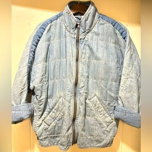 Free People Dolman Quilted Jacket EUC